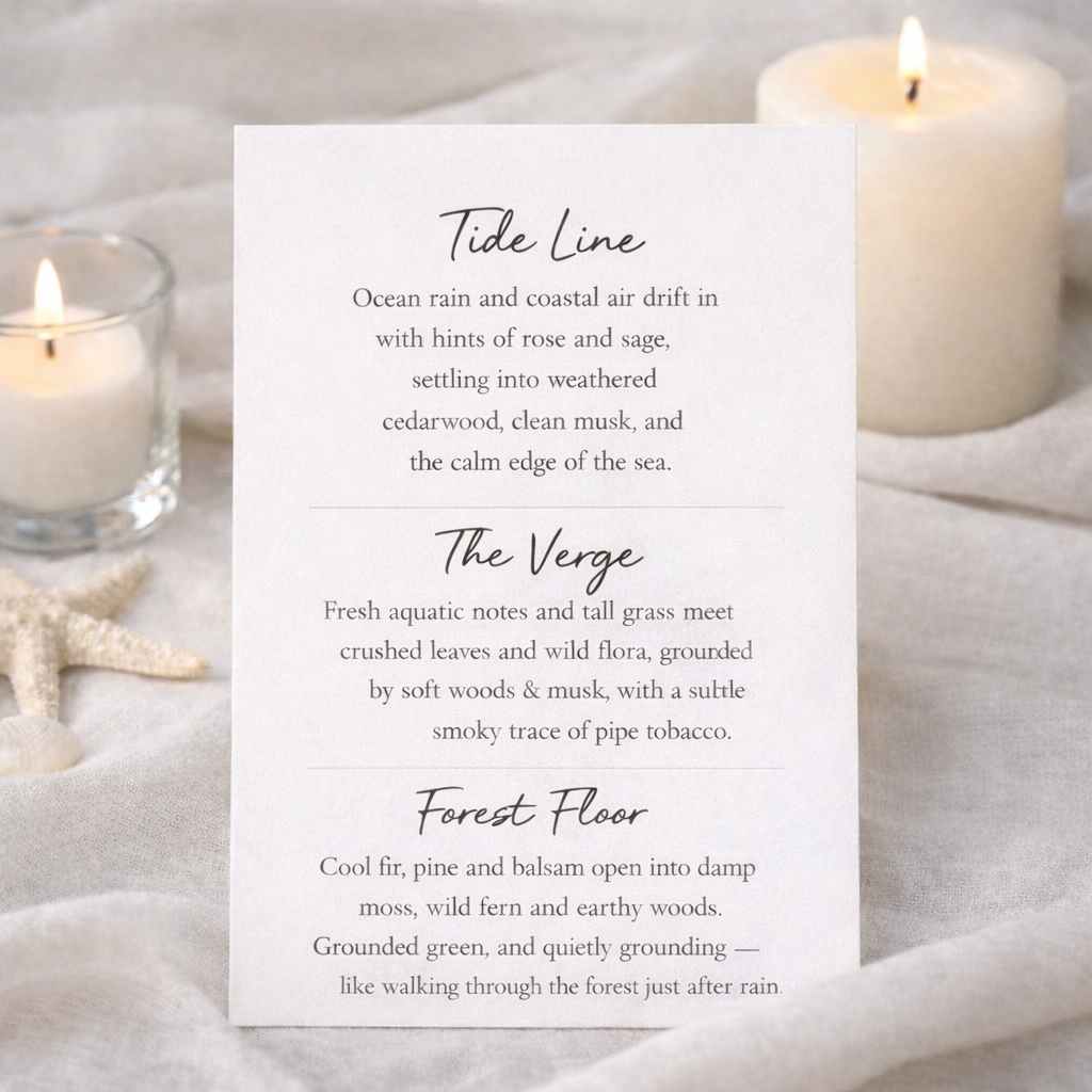 Heirloom Natural Onyx Candles